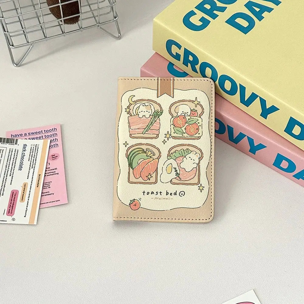 Rabbit Passport Cover Fashion Women Men Pu Leather Travel Wallet Cartoon Passport Holder High Quality Case for Passports