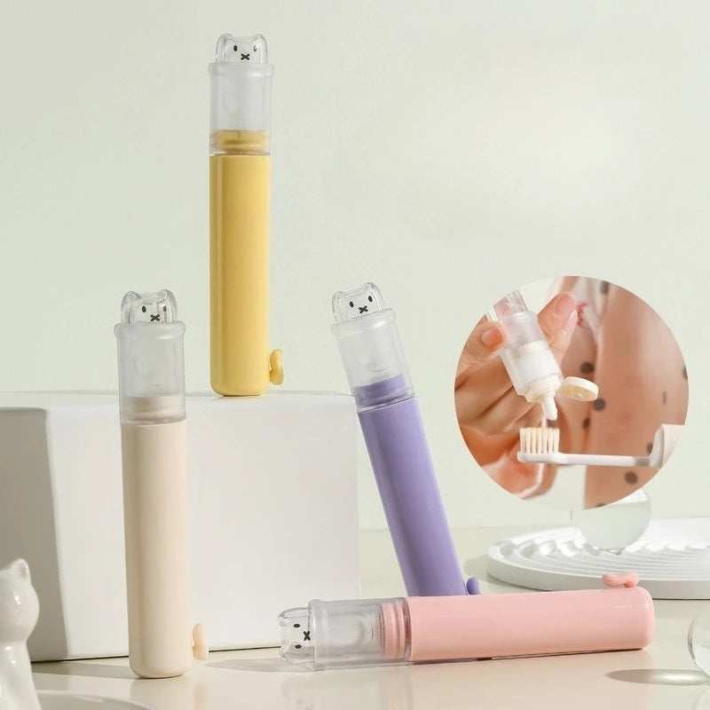 Travel Foldable Toothbrush Set 2 in 1