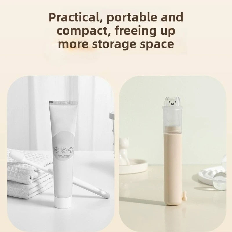 Travel Foldable Toothbrush Set 2 in 1
