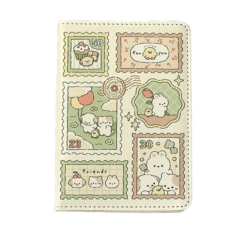 Rabbit Passport Cover Fashion Women Men Pu Leather Travel Wallet Cartoon Passport Holder High Quality Case for Passports