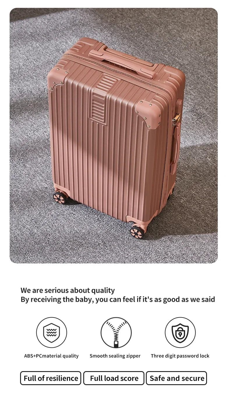 Aluminum Magnesium Alloy Travel Luggage Trolley