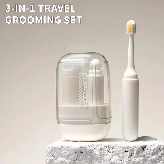 Travel toiletries set 3 in 1