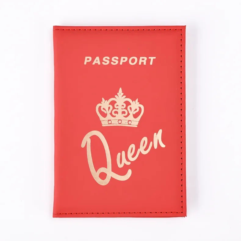 Queen and King Passport covers