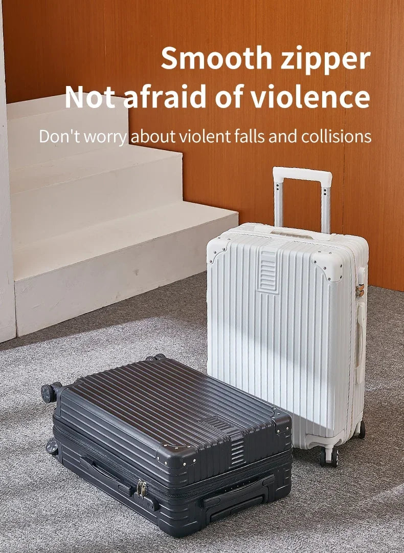 Aluminum Magnesium Alloy Travel Luggage Trolley