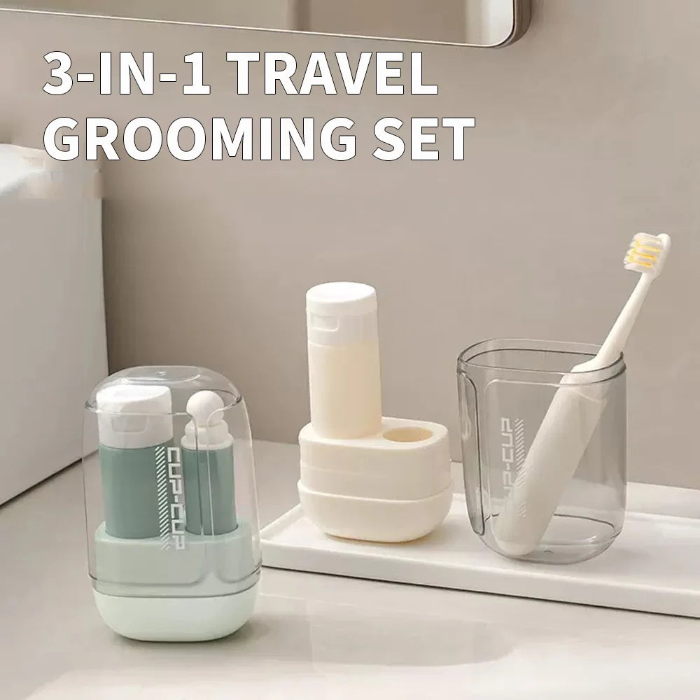 Travel toiletries set 3 in 1
