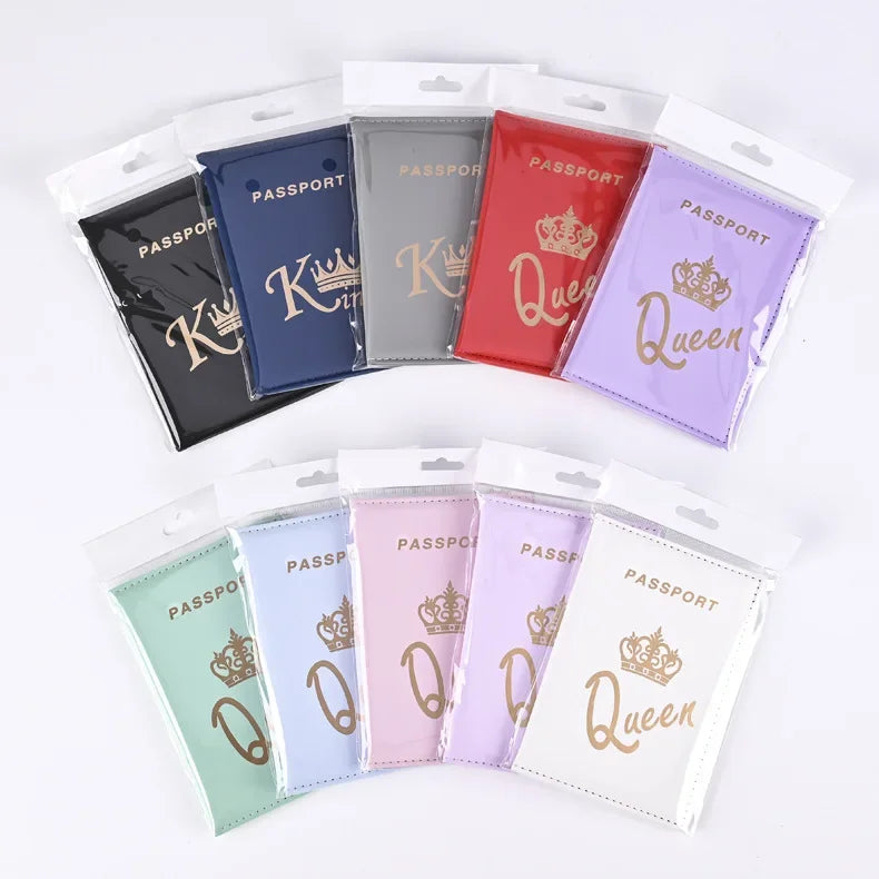 Queen and King Passport covers