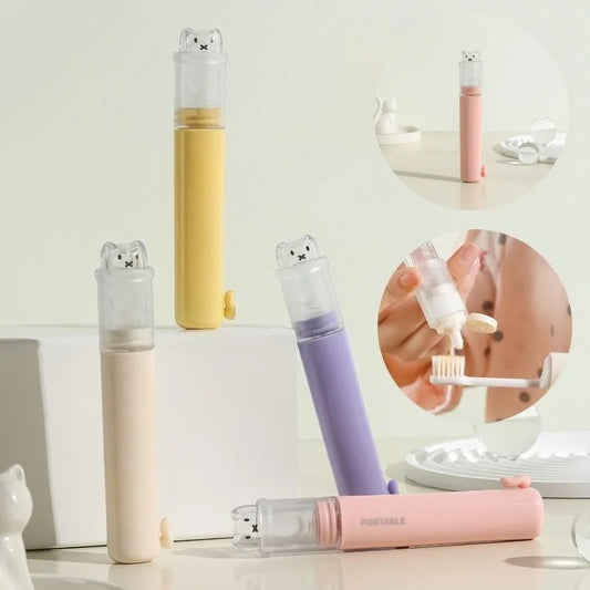 Travel Foldable Toothbrush Set 2 in 1