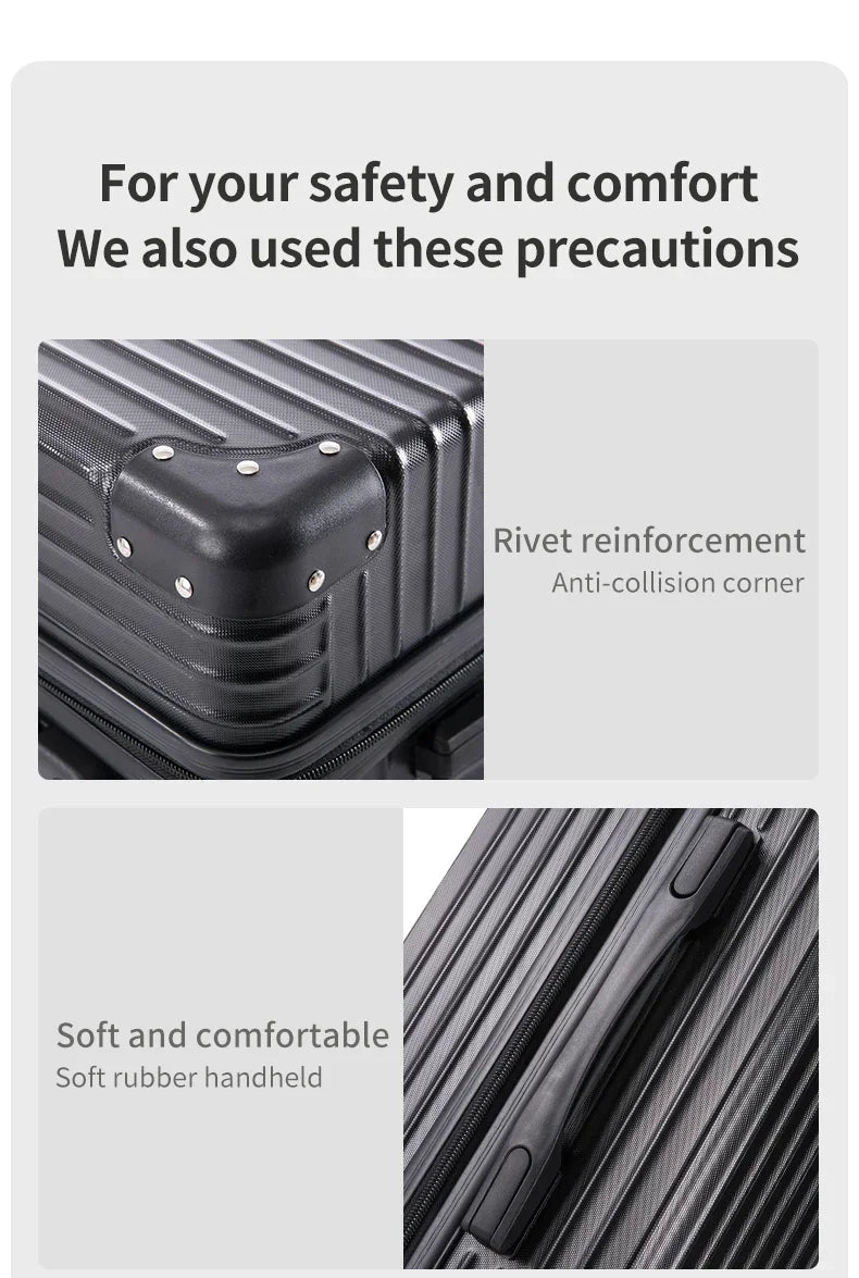 Aluminum Magnesium Alloy Travel Luggage Trolley