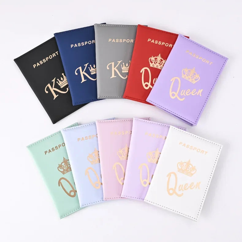 Queen and King Passport covers