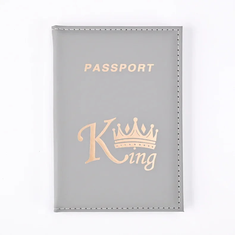 Queen and King Passport covers