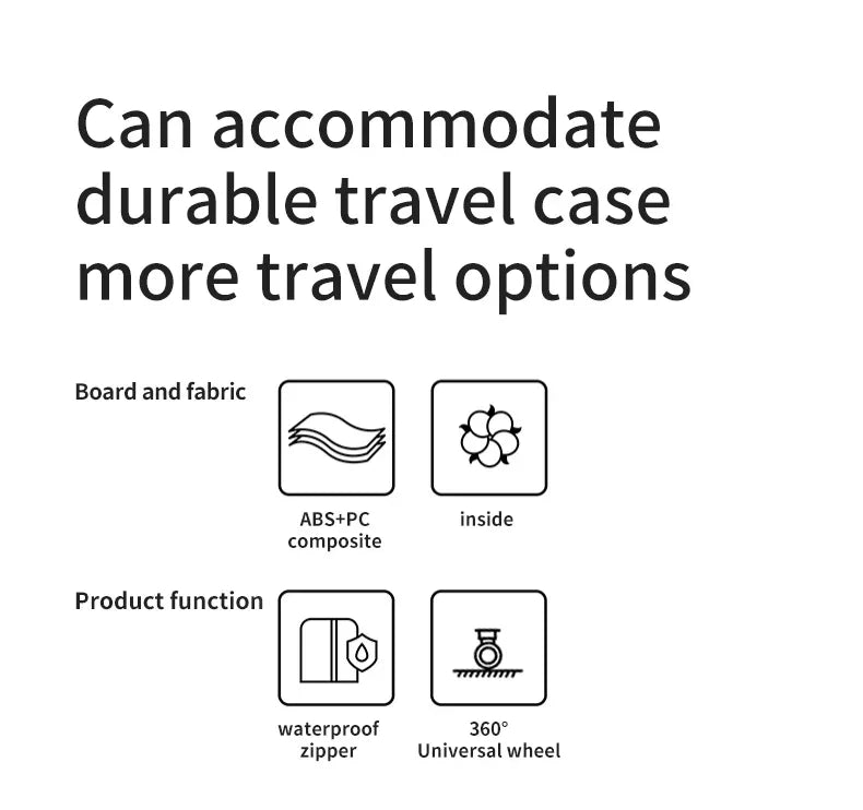 Aluminum Magnesium Alloy Travel Luggage Trolley