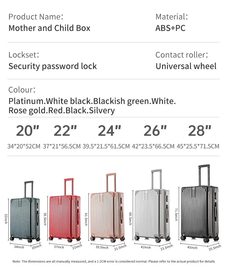 Aluminum Magnesium Alloy Travel Luggage Trolley