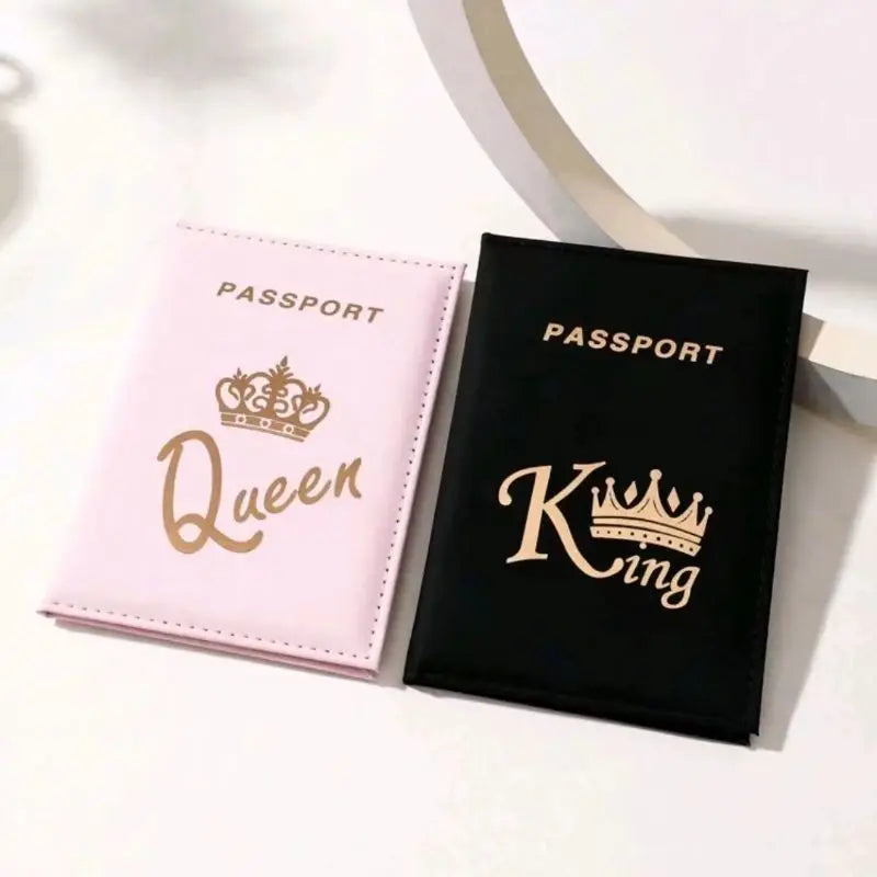 Queen and King Passport covers